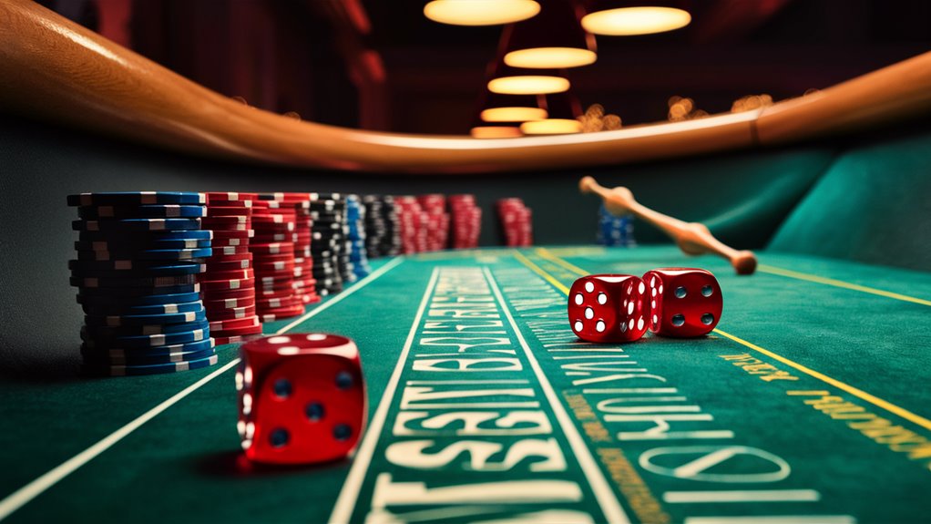 dice rolling casino gambling game