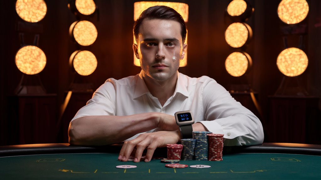 control pulse while playing cards