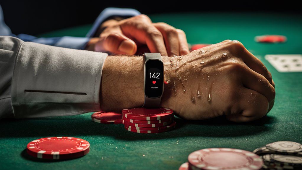 gambling affects heart rate