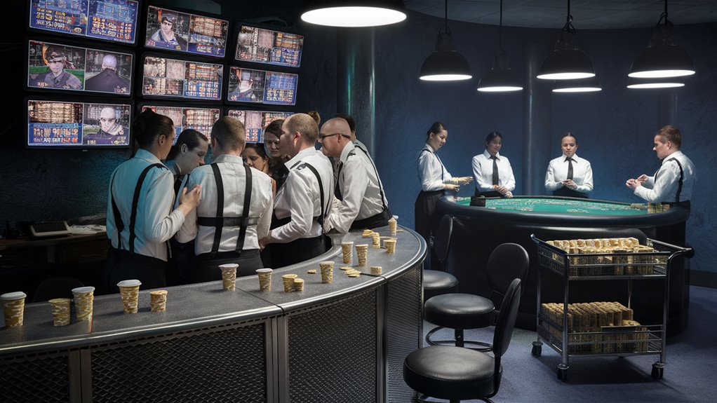 security monitors gambling operations constantly