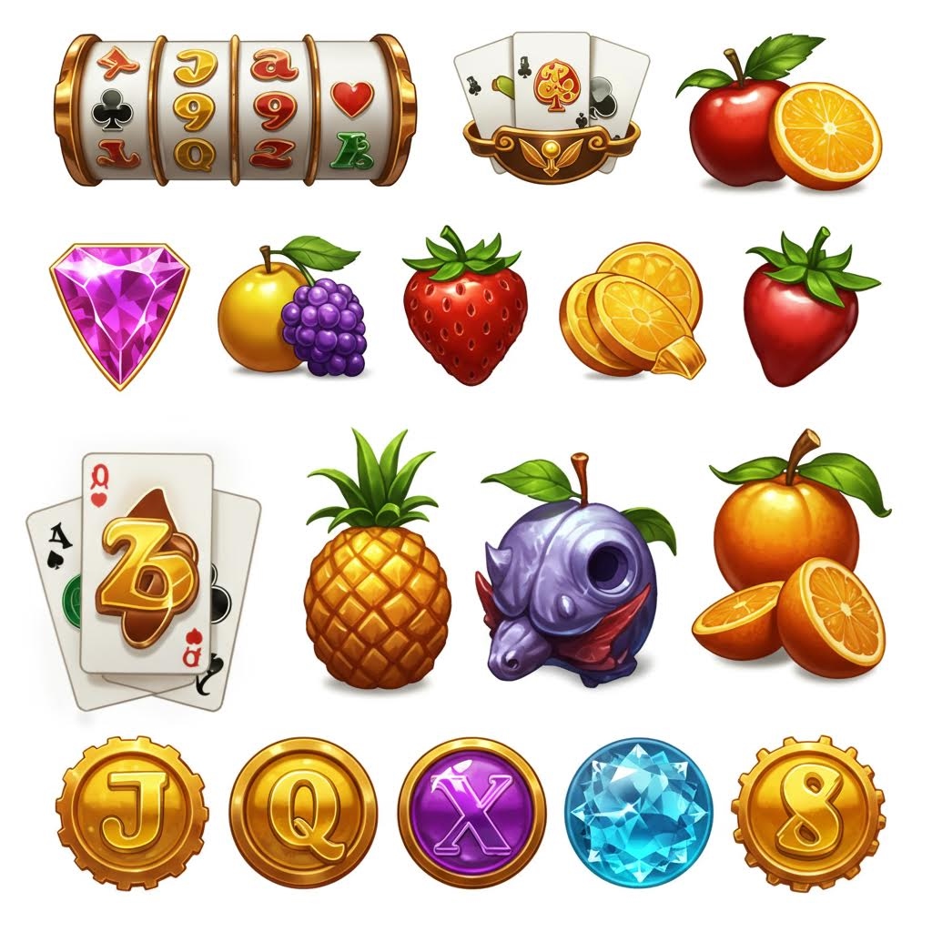 금속 질감의 문자 코인과 푸른 보석 아이콘이 나란히 놓여 시각적 강조를 이루는 모습