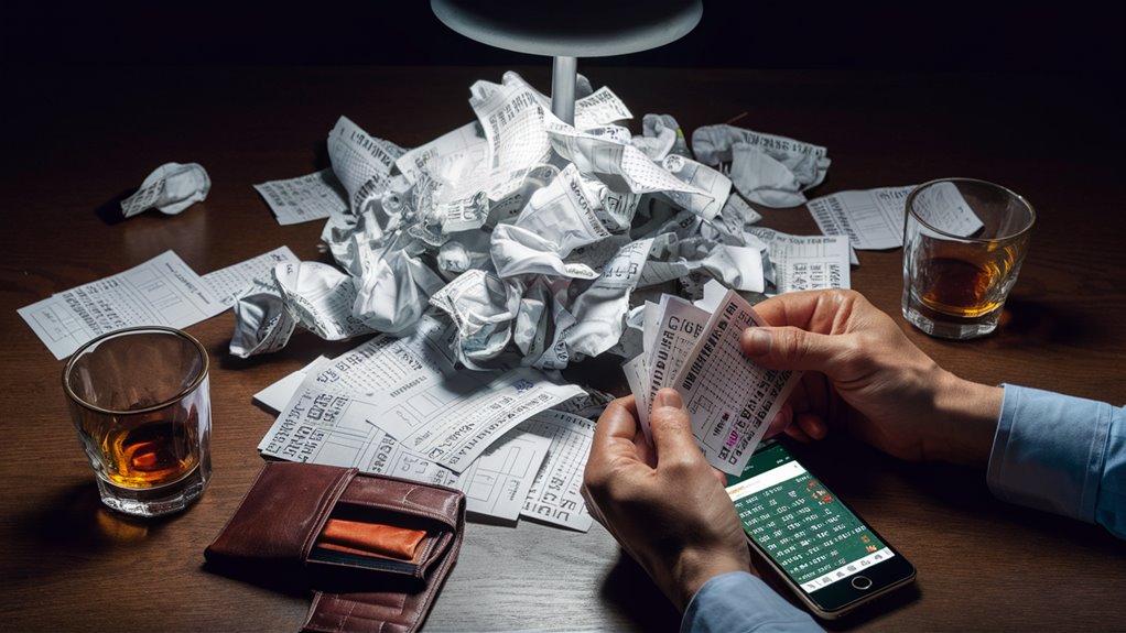 gambling until money disappears