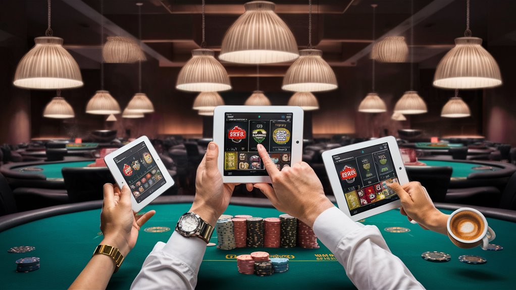 playing many poker tables