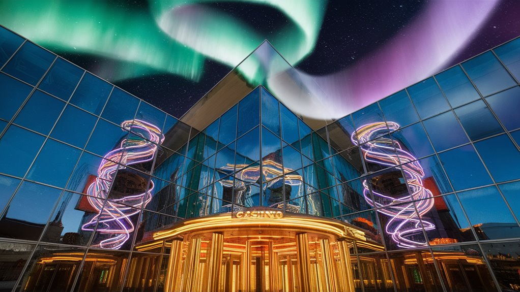 solar particles create lights