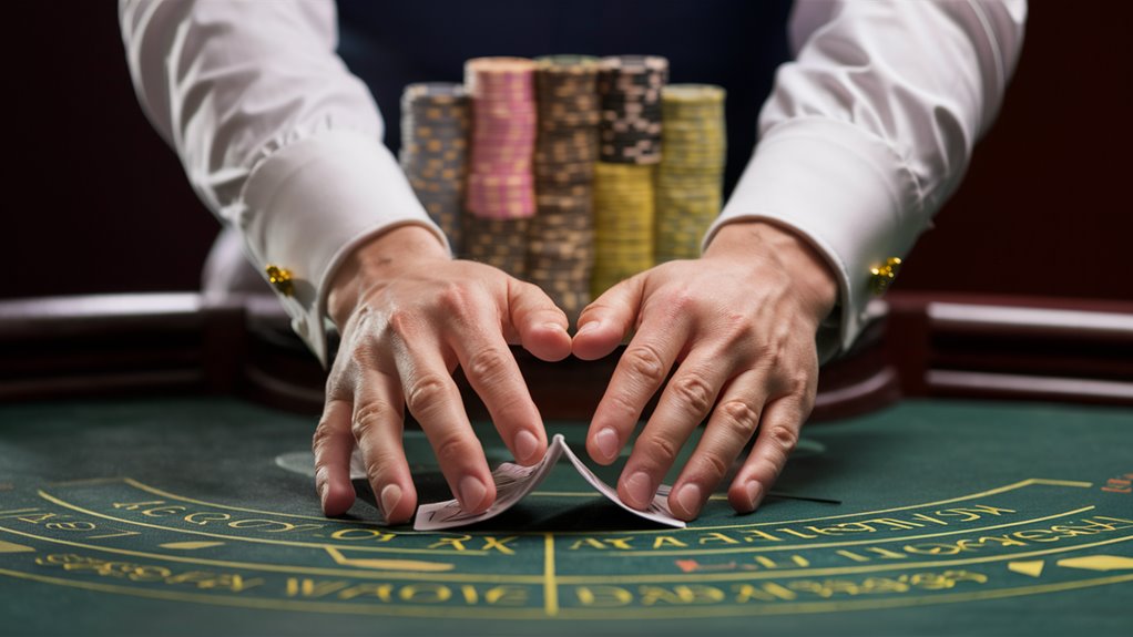 bold blackjack dealer splitting