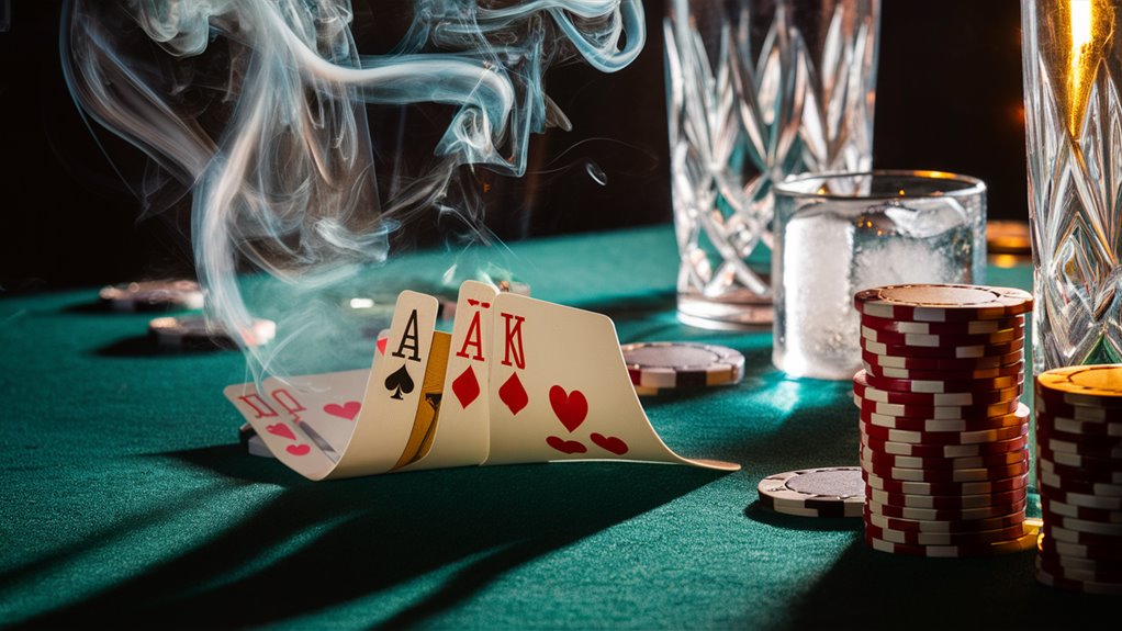 ethereal poker scene compositions
