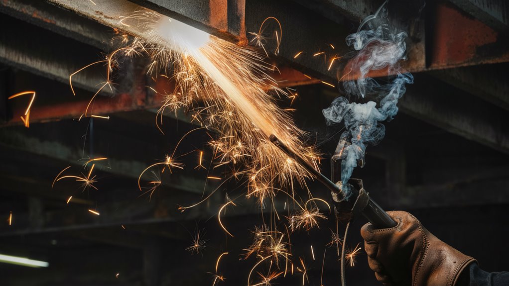 welding sparks create freedom