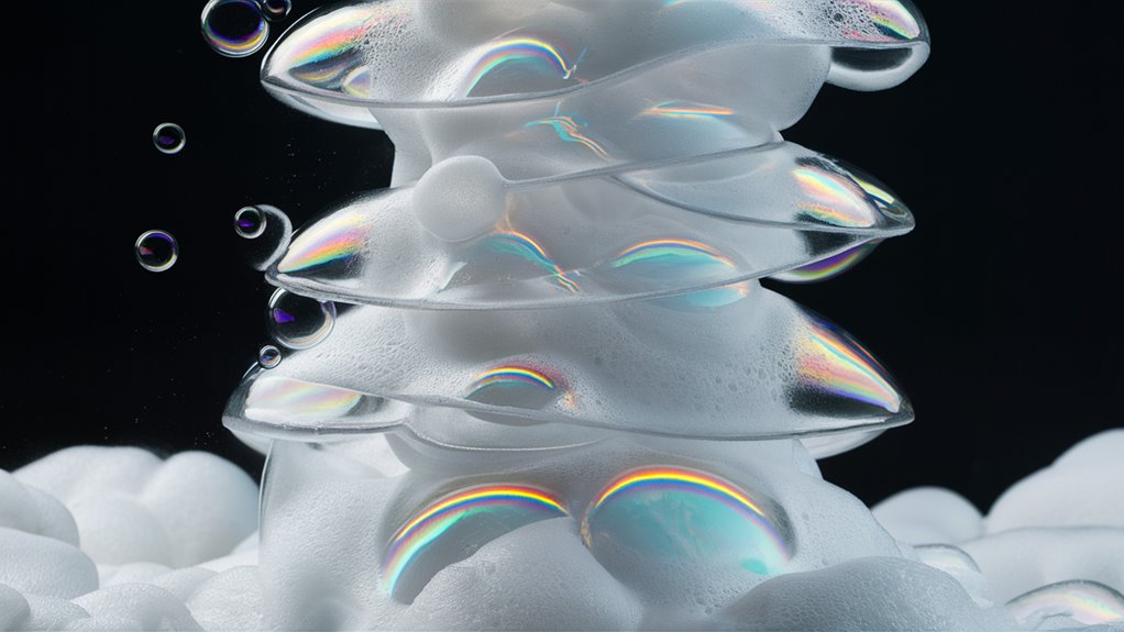 bubble dynamics in foam