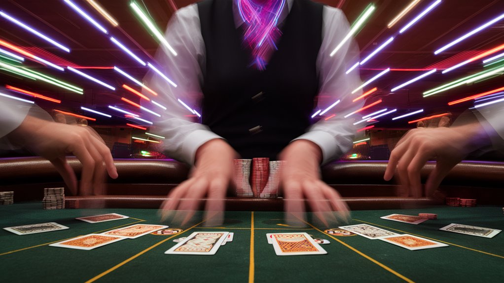 flickering cards quick decisions