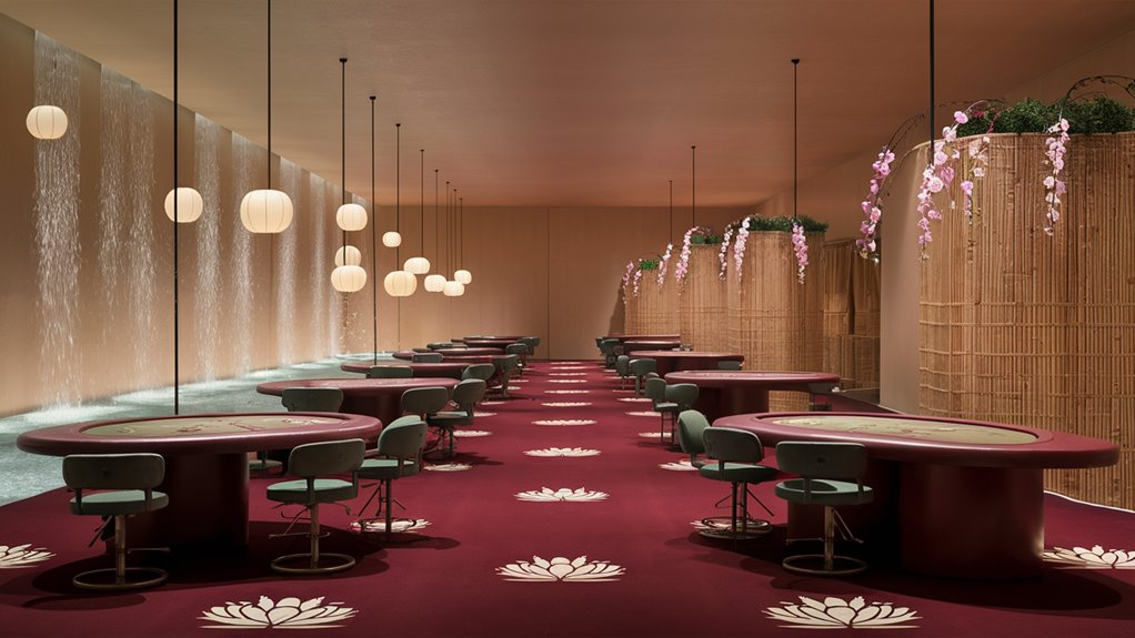 peaceful gambling space design
