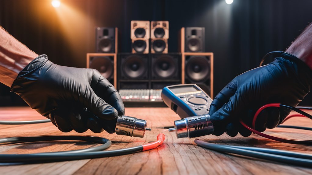 sound equipment quality inspection