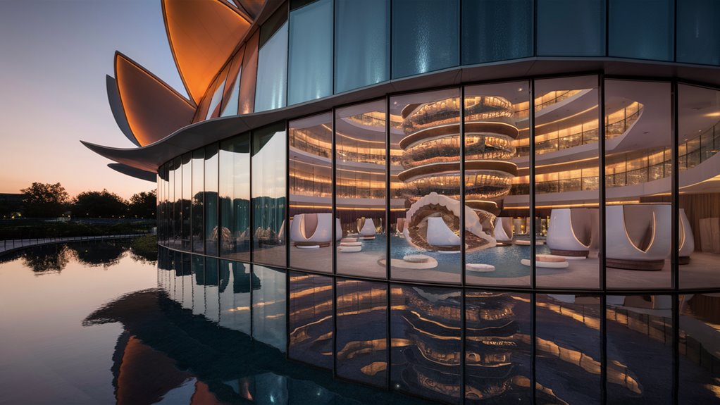 stylish casino interior architecture