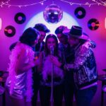 themed karaoke party atmosphere
