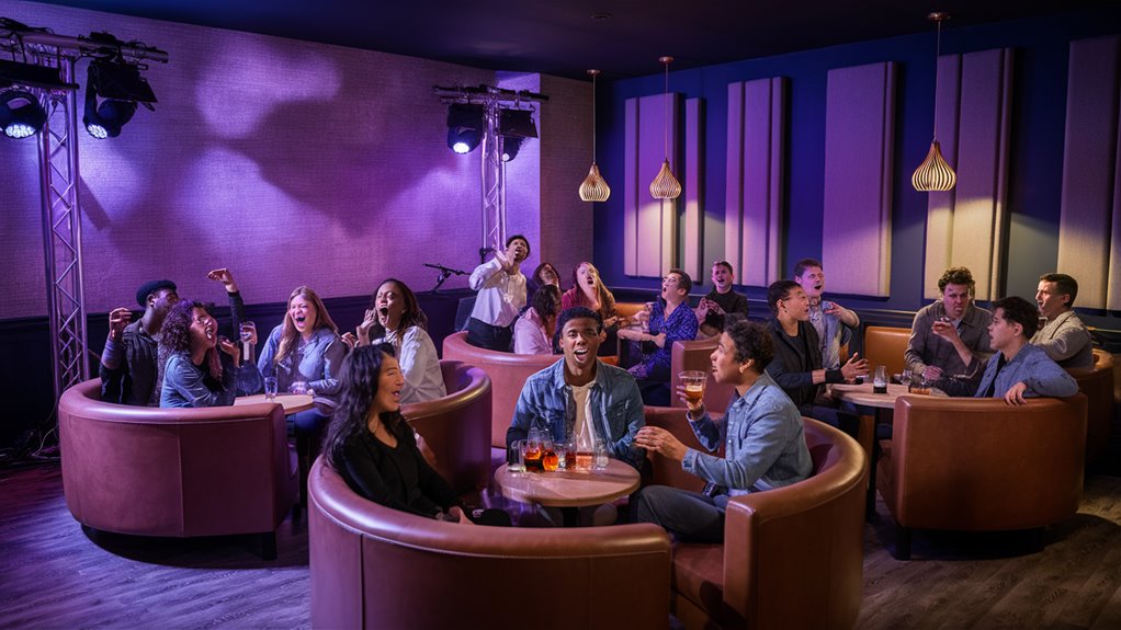 vibrant atmosphere and patrons