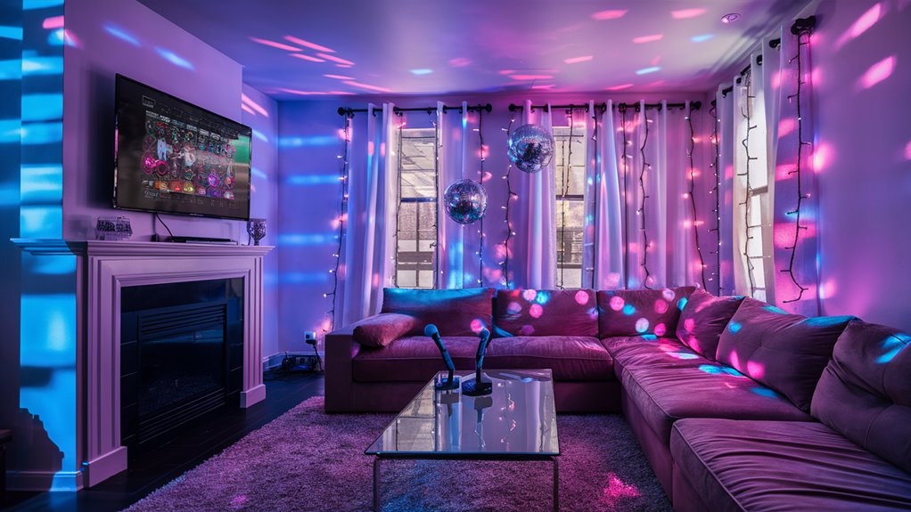 create home karaoke party