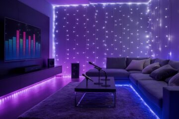 create home karaoke space