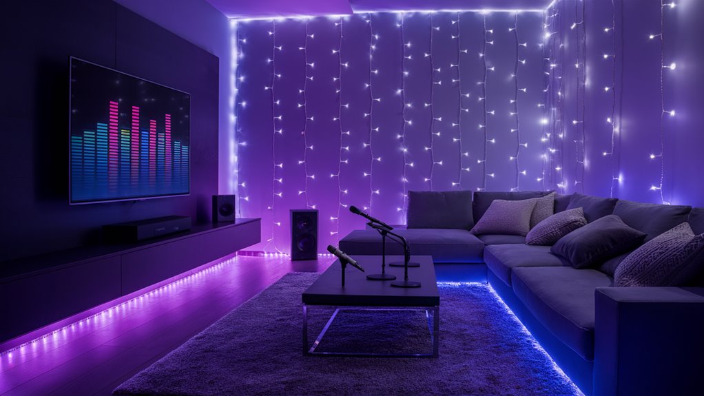 create home karaoke space