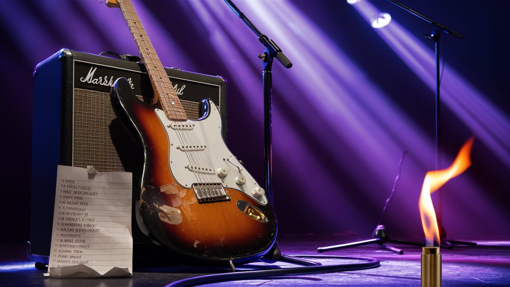 dramatic final guitar notes