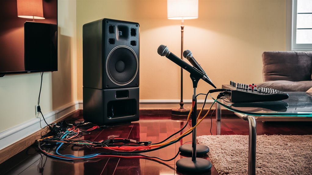 home karaoke setup instructions