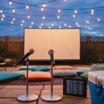 outdoor home singing party