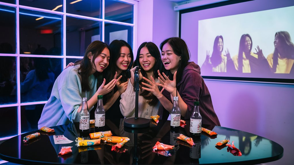 secret korean singing together